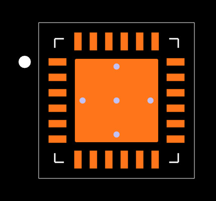 TPS40101RGER Footprint