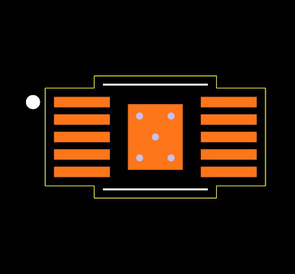 TPS40210DGQ Footprint
