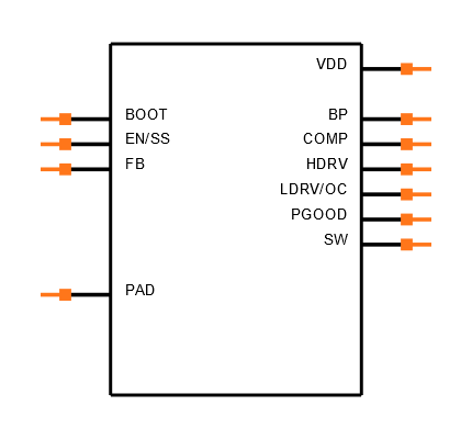 TPS40303DRCT Symbol