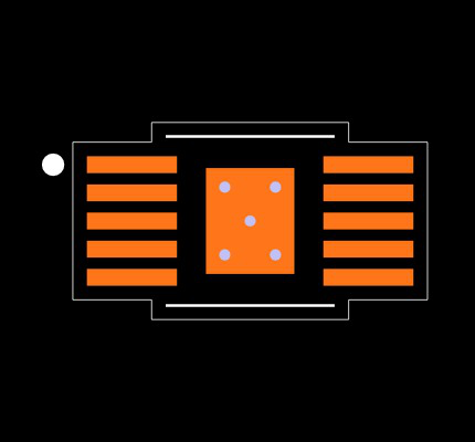 TPS51100DGQ Footprint