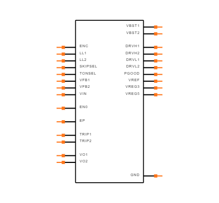 TPS51123RGET Symbol