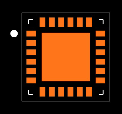 TPS51461RGER Footprint