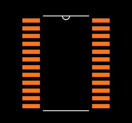 TPS53127PW Footprint