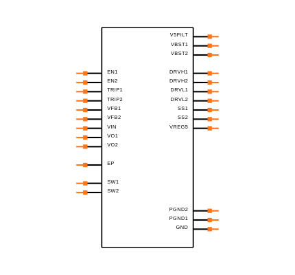 TPS53128RGET Symbol