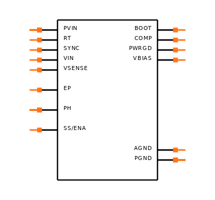 TPS54010PWPG4 Symbol