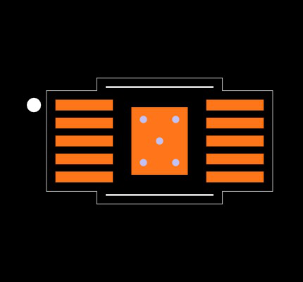 TPS54040ADGQR Footprint