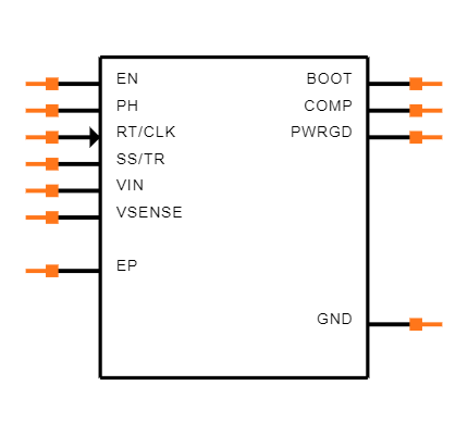 TPS54040ADGQR Symbol
