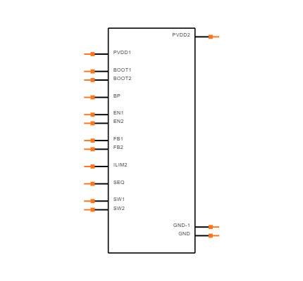 TPS54283PWPR Symbol