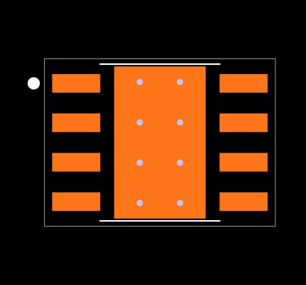TPS54360QDDAQ1 Footprint