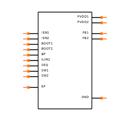 TPS54383PWPRG4 Symbol