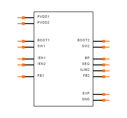 TPS54386PWPR Symbol