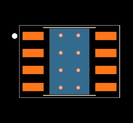 TPS54427DDA Footprint