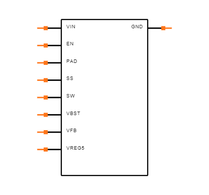 TPS54428DDA Symbol
