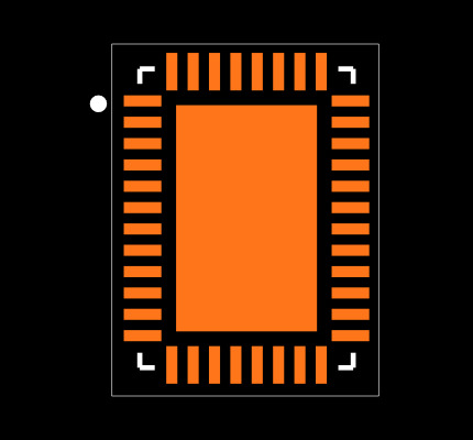 TPS544B25RVFR Footprint