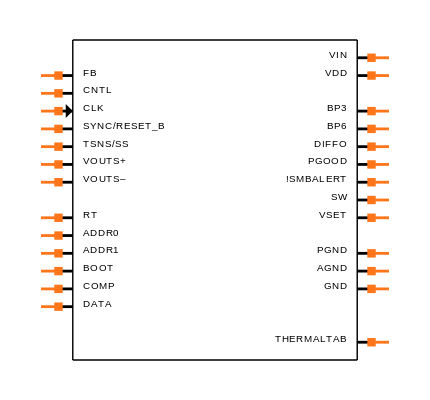 TPS544B25RVFR Symbol