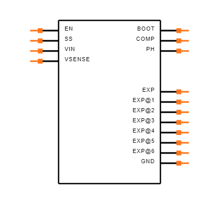 TPS54531DDA Symbol