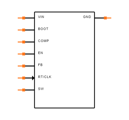 TPS54540BDDAR Symbol