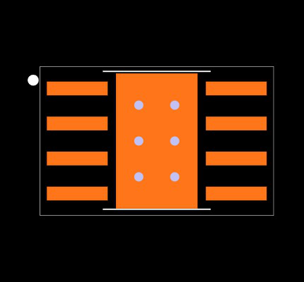 TPS54560DDAR Footprint