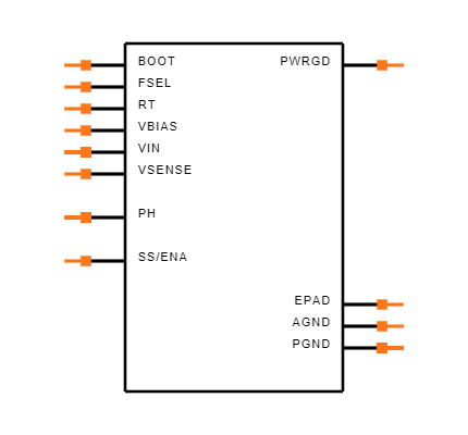 TPS54616PWPG4 Symbol