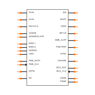 TPS546D24ARVFR Symbol