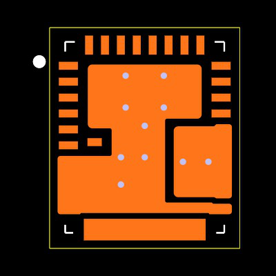 TPS546E25WRXXR Footprint