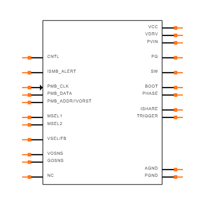 TPS546E25WRXXR Symbol