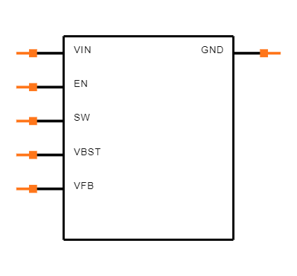 TPS562201DDCT Symbol