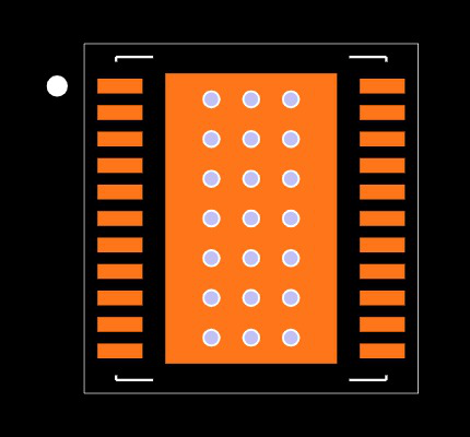 TPS56221DQPR Footprint