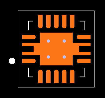 TPS56428RHLR Footprint