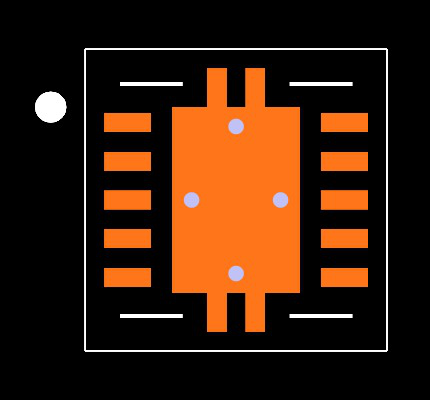 TPS57140QDRCRQ1 Footprint