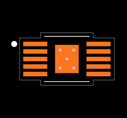 TPS57160ZQDGQRQ1 Footprint