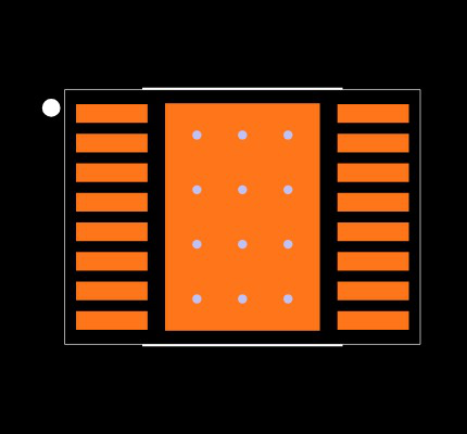 TPS61030PWP Footprint