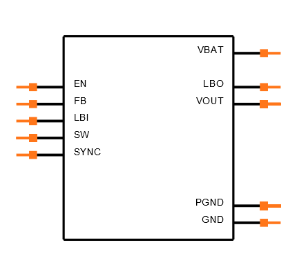 TPS61031PWP Symbol
