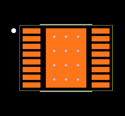TPS61032PWP Footprint