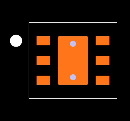 TPS61040DRVT Footprint