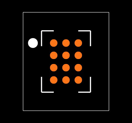 TPS61052YZGR Footprint