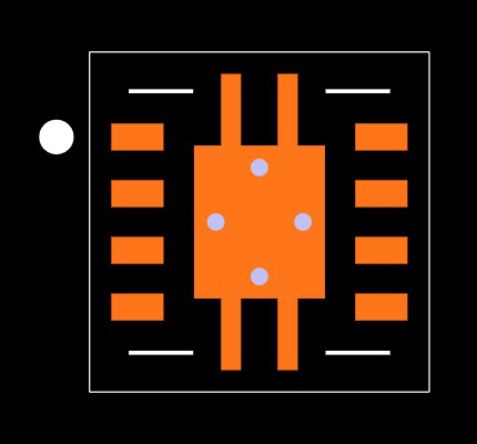 TPS61060DRBR Footprint