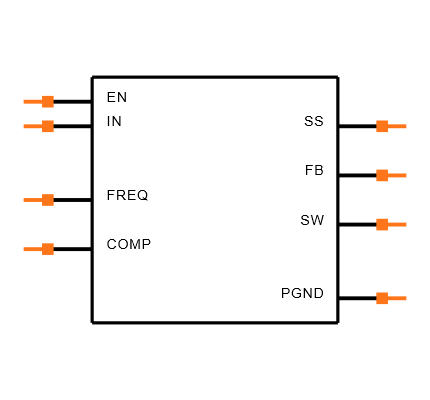 TPS61085DGKT Symbol