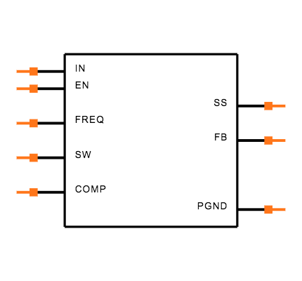TPS61085PW Symbol