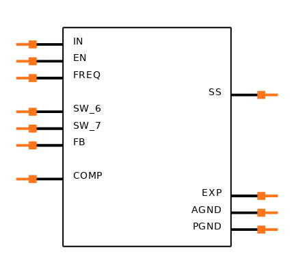 TPS61087DRCRG4 Symbol