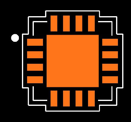 TPS61090RSARG4 Footprint