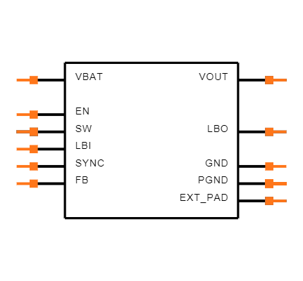 TPS61090RSARG4 Symbol
