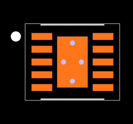 TPS61093DSKT Footprint