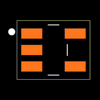 TPS61097-33DBVT Footprint