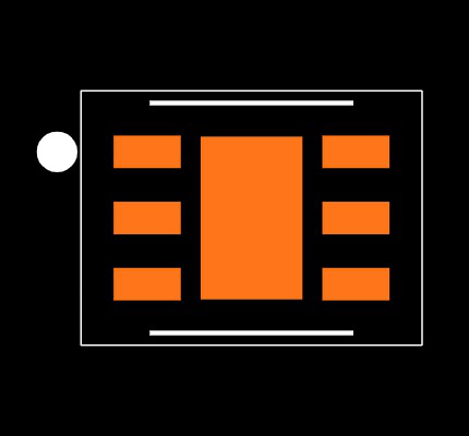 TPS61161ADRVR Footprint