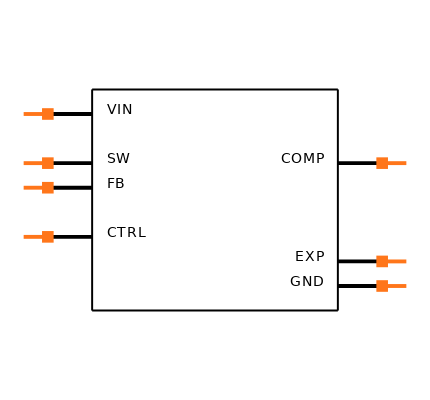 TPS61165DRVRG4 Symbol