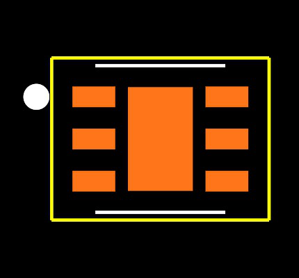 TPS61170DRVR Footprint