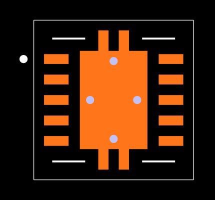 TPS61202DSCT Footprint