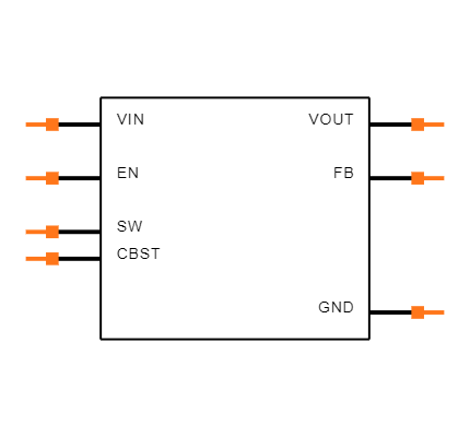 TPS61230ARNST Symbol