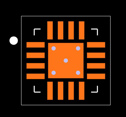 TPS62133AQRGTRQ1 Footprint